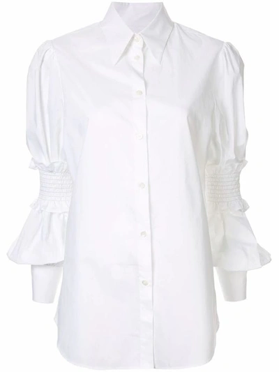 Maison Margiela Women's S52dl0092s47294100 White Cotton Shirt