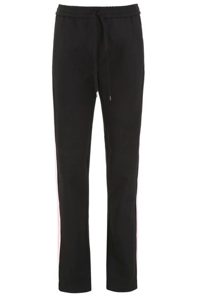 N°21 Cady Pants With Contrasting Bands In Black