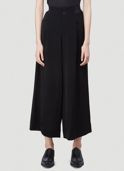 Issey Miyake Wide Trousers In Black