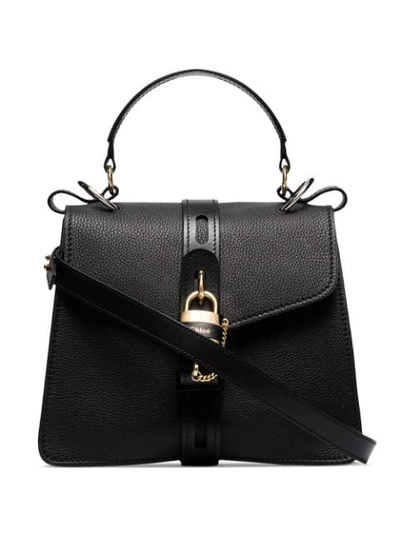 Chloé Black Aby Leather Medium Bag