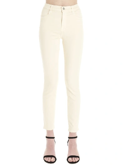 J Brand Alana Jeans In Beige