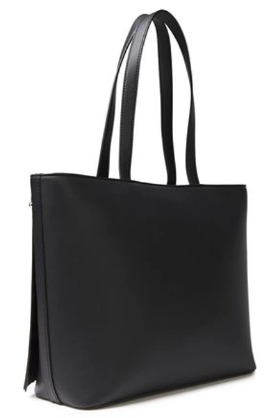 Love Moschino Fringed Faux Leather Tote In Black