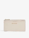 Michael Michael Kors Jet Set Leather Card Case In Soft Pink