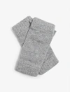 Johnstons Cashmere Wristwarmers In Silver