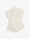 Johnstons Cashmere Wristwarmers In Ecru