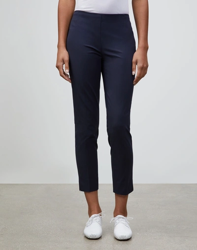 Lafayette 148 Fundamental Bi-stretch Stanton Pant In Blue