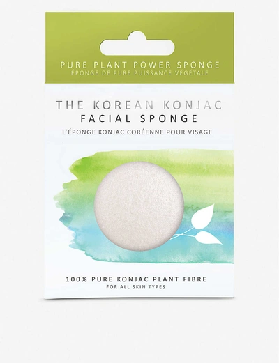 The Konjac Sponge Company Konjac Facial Sponge With 100% Pure White Konjac