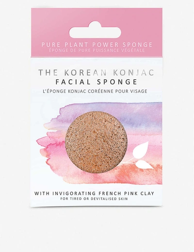 The Konjac Sponge Company Konjac Facial Sponge With Nourishing Pink Clay