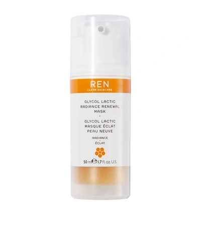 Ren Glycol Lactic Radiance Ewal Mask 50ml In White