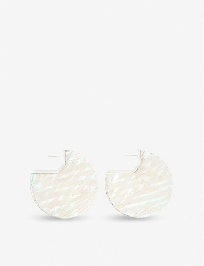 Kendra Scott Kai Iridescent Earrings In Cream