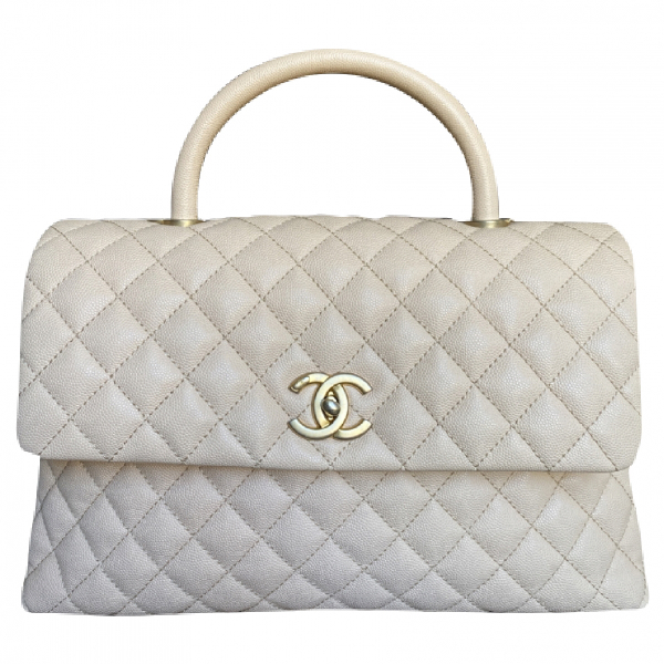 chanel beige coco handle
