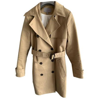 Pre-owned Mulberry Trench Coat In Camel