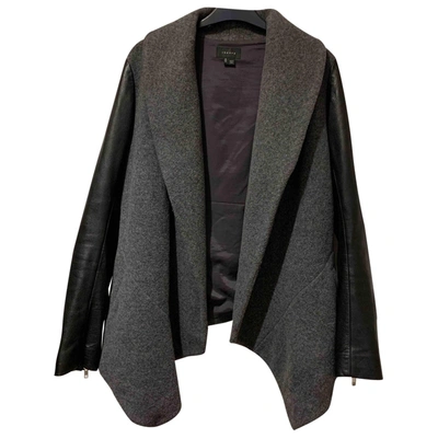 Pre-owned Theory Wool Jacket In Black
