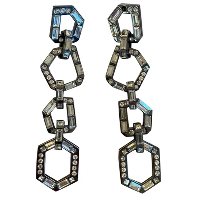 Pre-owned Bcbg Max Azria Earrings In Silver