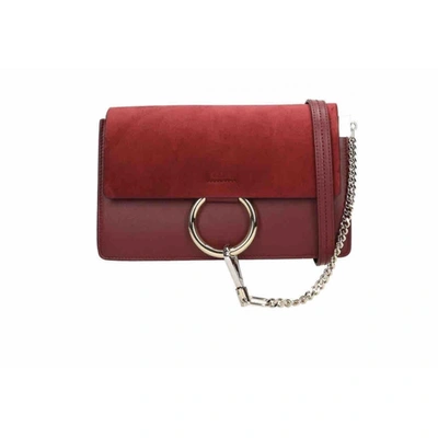 Pre-owned Chloé Faye Handbag In Red