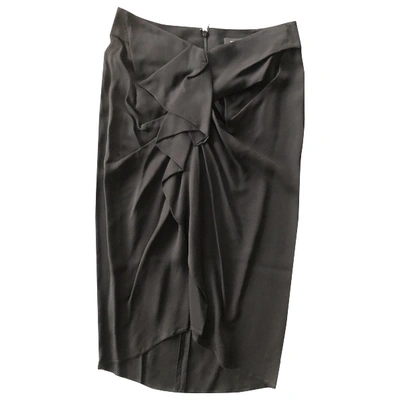 Pre-owned Isabel Marant Black Silk Skirt