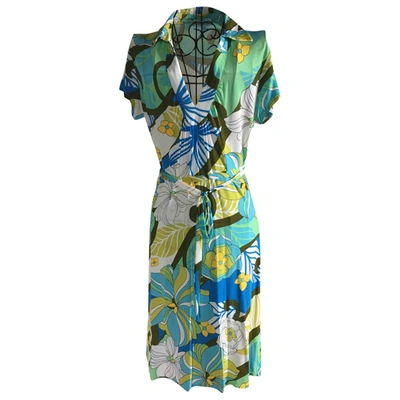 Pre-owned Guess Mid-length Dress In Multicolour
