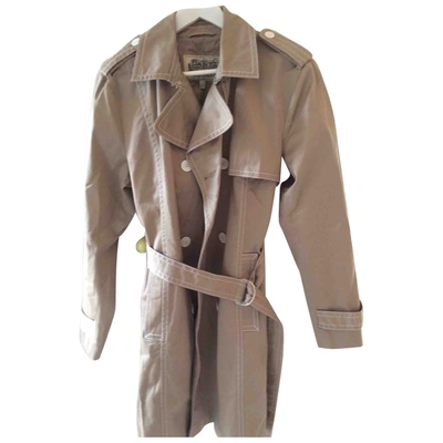 Pre-owned Gant Rugger Trench Coat In Beige