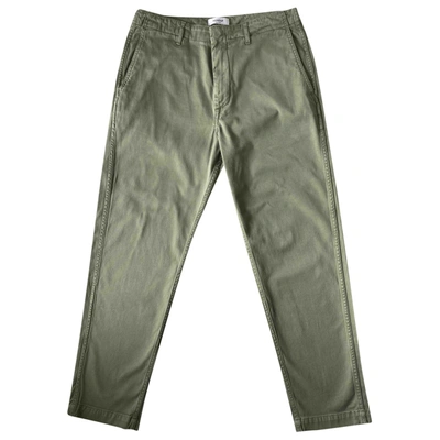 Pre-owned Dondup Trousers In Green