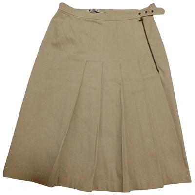 Pre-owned Marella Linen Maxi Skirt In Other