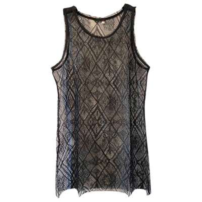 Pre-owned Pinko Lace Camisole In Black