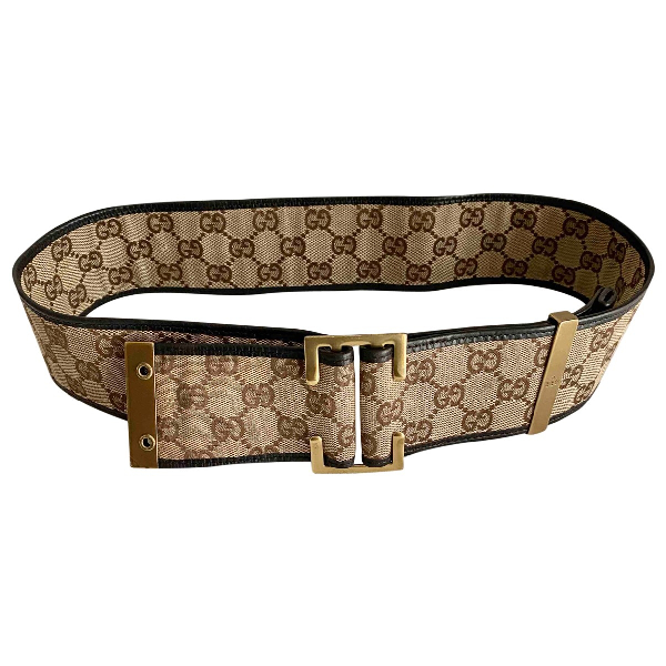 Pre-Owned Gucci Brown Cloth Belt | ModeSens