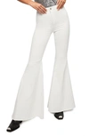 Free People Just Float On High Waist Flare Leg Pants In White