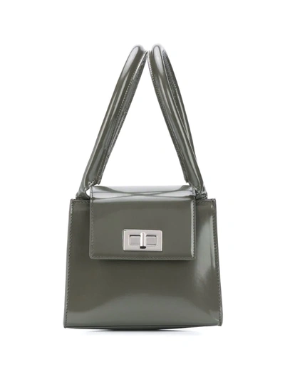 By Far Sabrina Tote Bag In Green