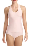 Commando Butter Shelf Bra Racerback Tank In Blush