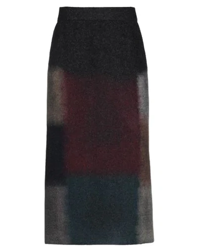 Dior 3/4 Length Skirts In Maroon