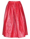 Marni Midi Skirts In Red