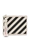 Off-white Women's Diagonal Double Leather Pouch In White