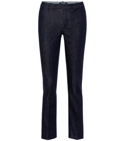 Max Mara Ussita Mid-rise Straight Jeans In Blue