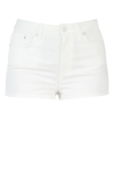 Chiara Ferragni Flirting Denim Shorts In White