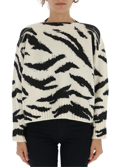 Philosophy Di Lorenzo Serafini Animal Pattern Sweater In Multi