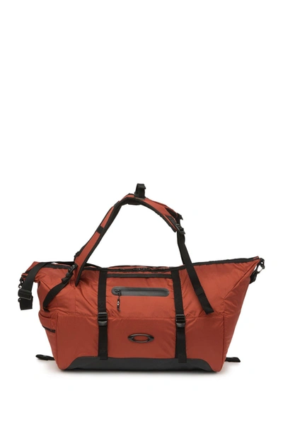 Oakley Outdoor Duffel Bag In Brick Red