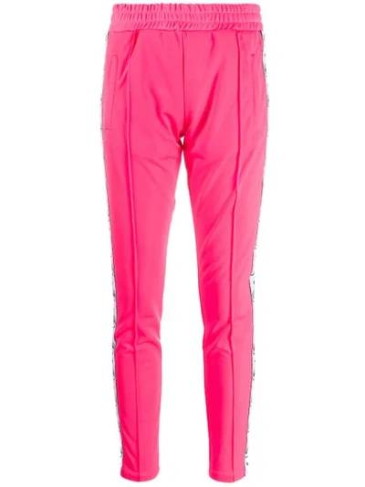 Chiara Ferragni Logomania Track Trousers In Pink
