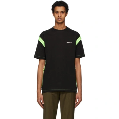 Ader Error Drawcord Arm T-shirt In Black