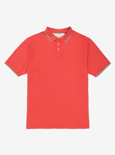 Robert Graham Cirque Polo Tall In Red
