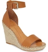 Dolce Vita Women's Noor Espadrille Wedge Sandals In Tan Leather