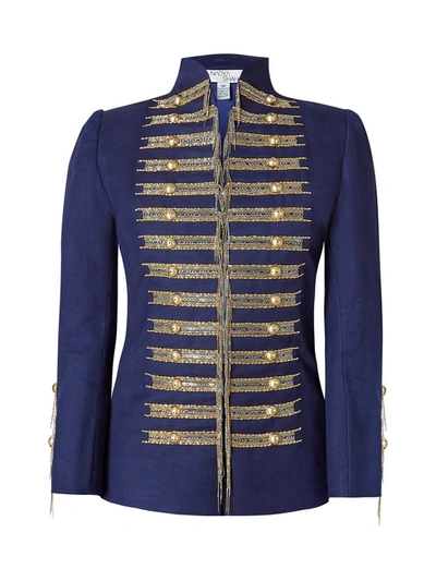 Nadya Shah Tashia Regency Jacket In Blue