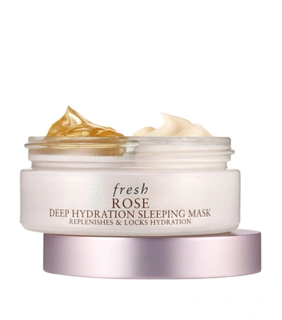Fresh Mini Rose Deep Hydration Sleeping Mask 1.0 oz/ 30 ml In White