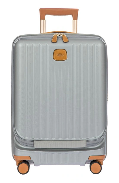 Bric's Capri 2.0 21 Carry-on Expandable Spinner Suitcase In Silver