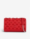 Christian Louboutin Paloma Clutch Calf Emp/sp Loubinthesky In Loubi/loubi