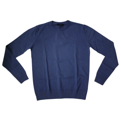 Pre-owned Trussardi Blue Cotton Knitwear & Sweatshirt