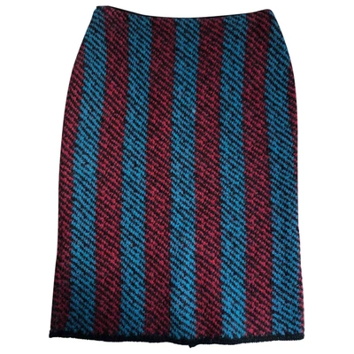 Pre-owned Prada Wool Mid-length Skirt In Other