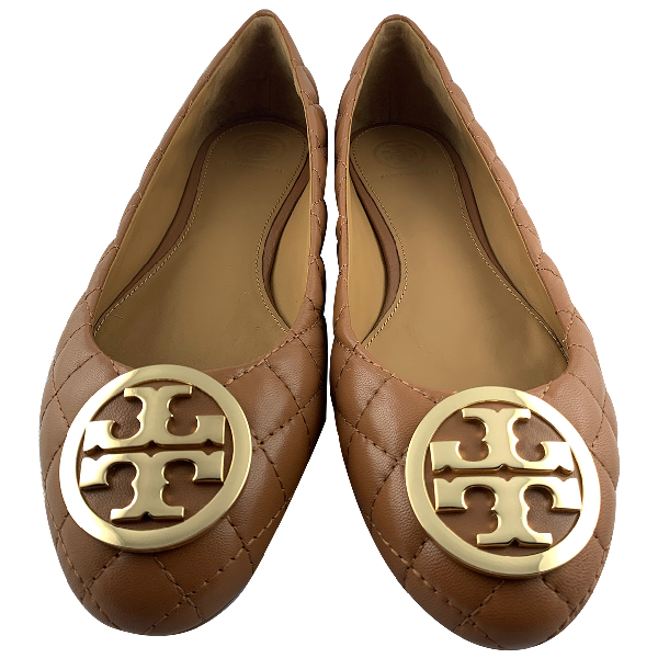 tory burch camel flats