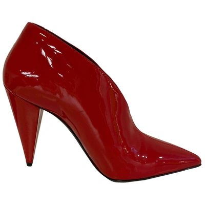 Pre-owned Stella Luna Patent Leather Heels In Red