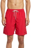 Barbour Essential Swim Trunks In Red