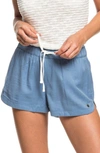 Roxy New Impossible Love Shorts In Blue Heaven